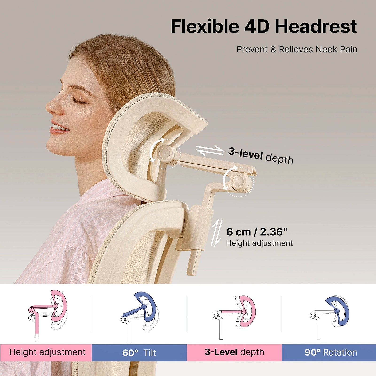 (Redemption) Hinomi Q2 Ergonomic Office Chair with Free Footrest