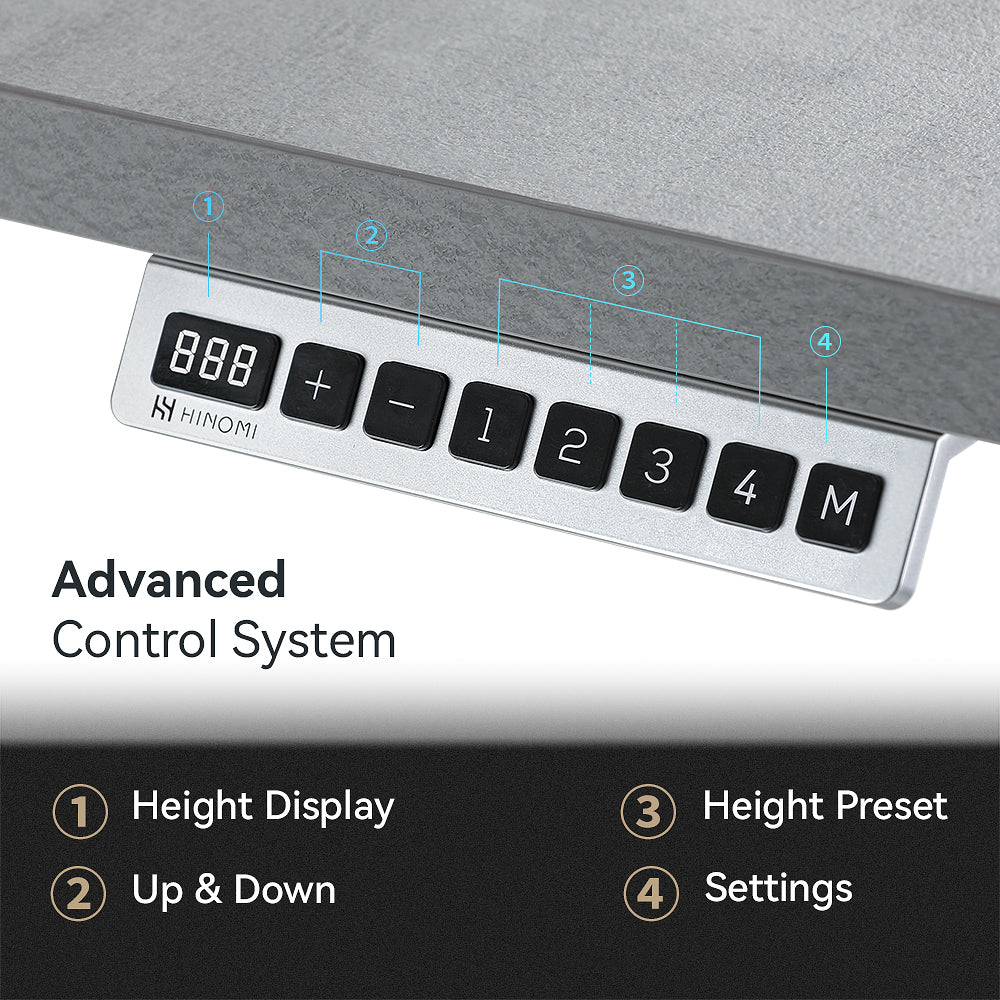 (Redemption) Hinomi S1 Home Office Standing Desk with Cable Tray