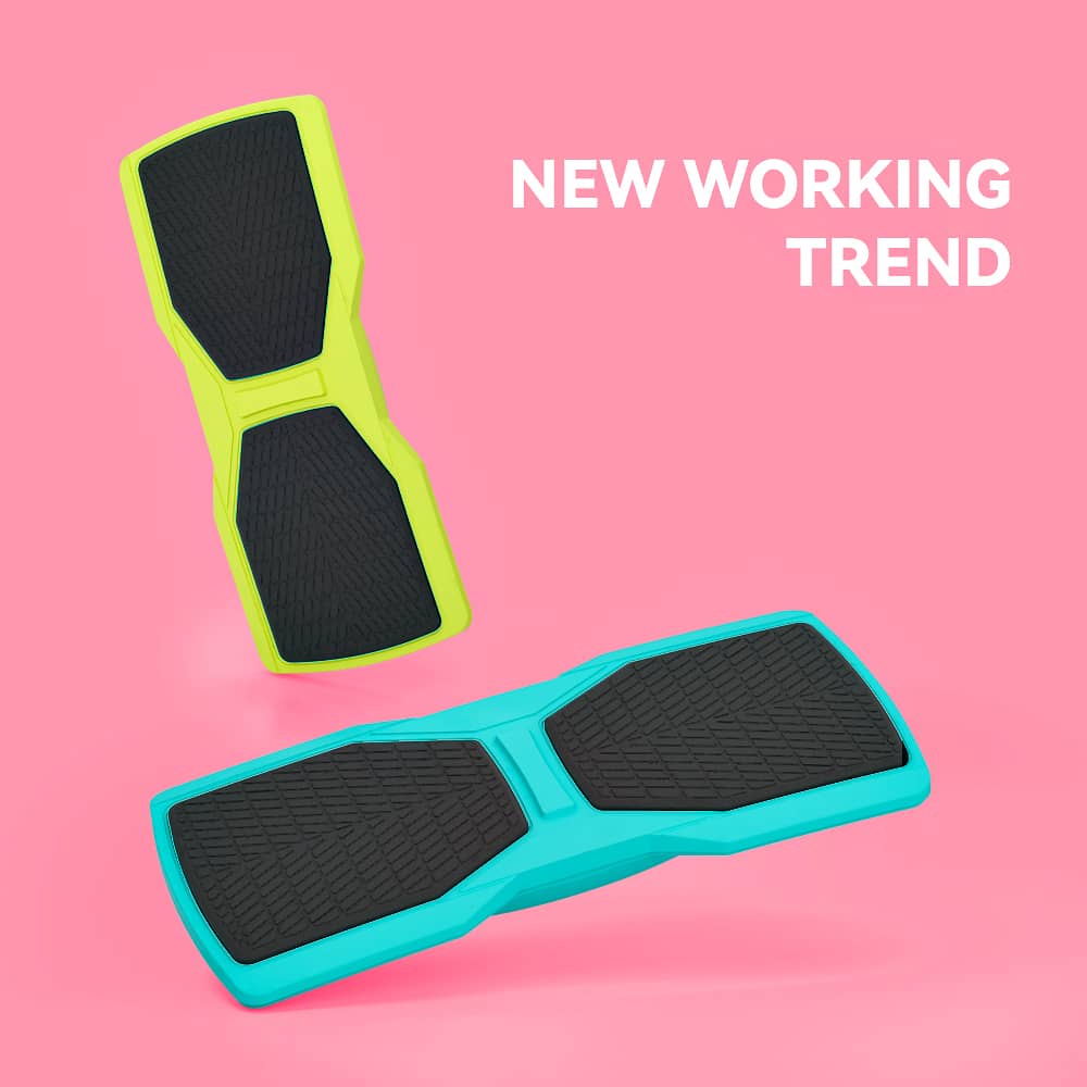Ergonomic Motor Pedal Balance Board Footrest