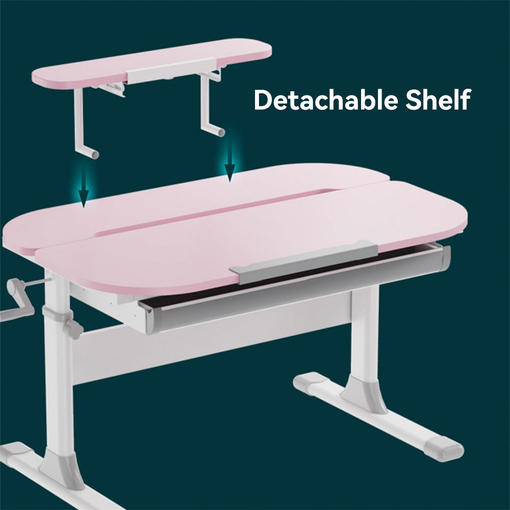 Children Manual Lift Study Desk