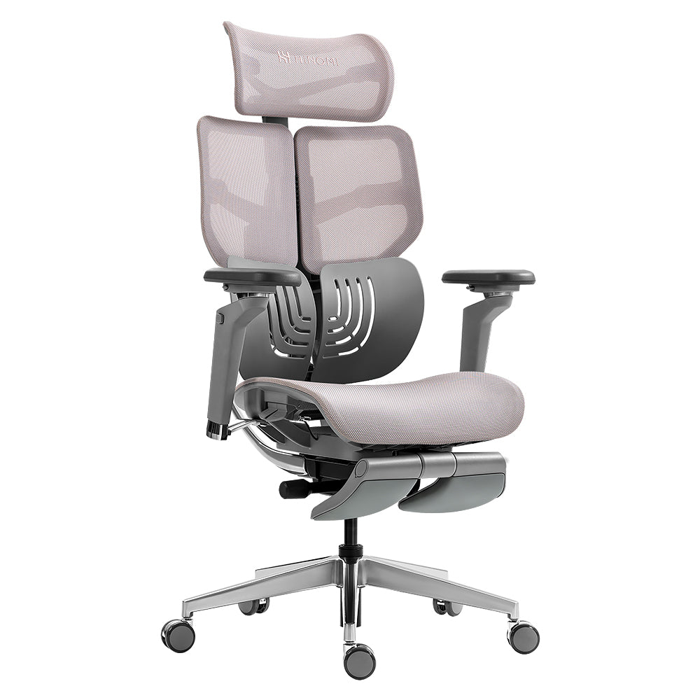  HINOMI X1 High Back Ergonomic Office Chair with Built-in Leg  Res, 6D armrest, 4 Panel Backrest Suitable as Home Office Chair and  Computer Chair (Gray, Extra-High) : Home & Kitchen