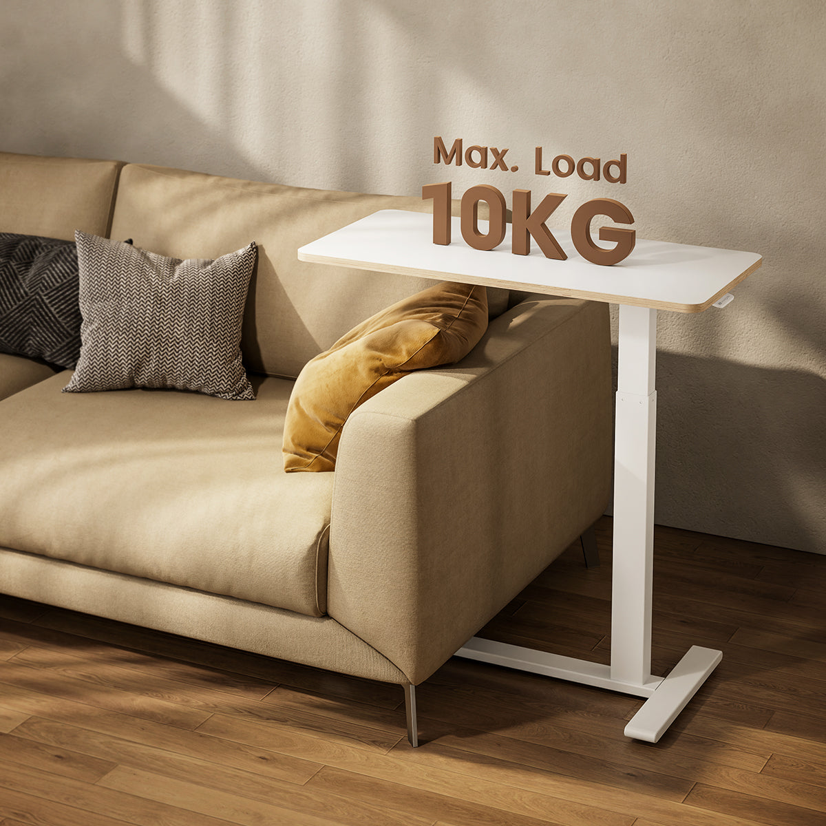 Hinomi Air Lift Side Table V2 Mobile Standing Desk