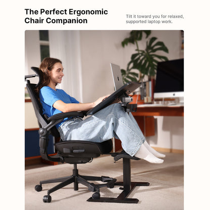 Hinomi Air Desk Height Adjustable, Tiltable, Foldable Desk with Wheels | Laptop Table