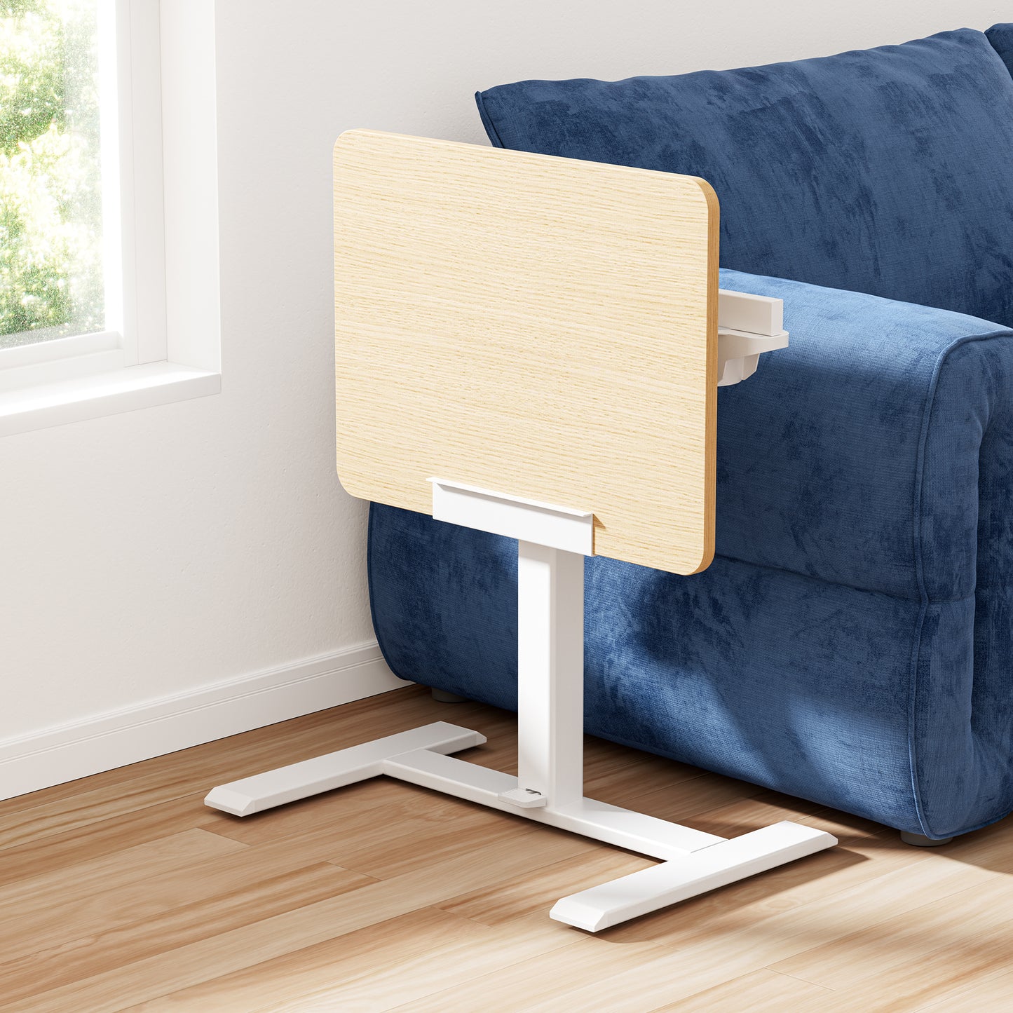 Hinomi Air Desk Height Adjustable, Tiltable, Foldable Desk with Wheels | Laptop Table