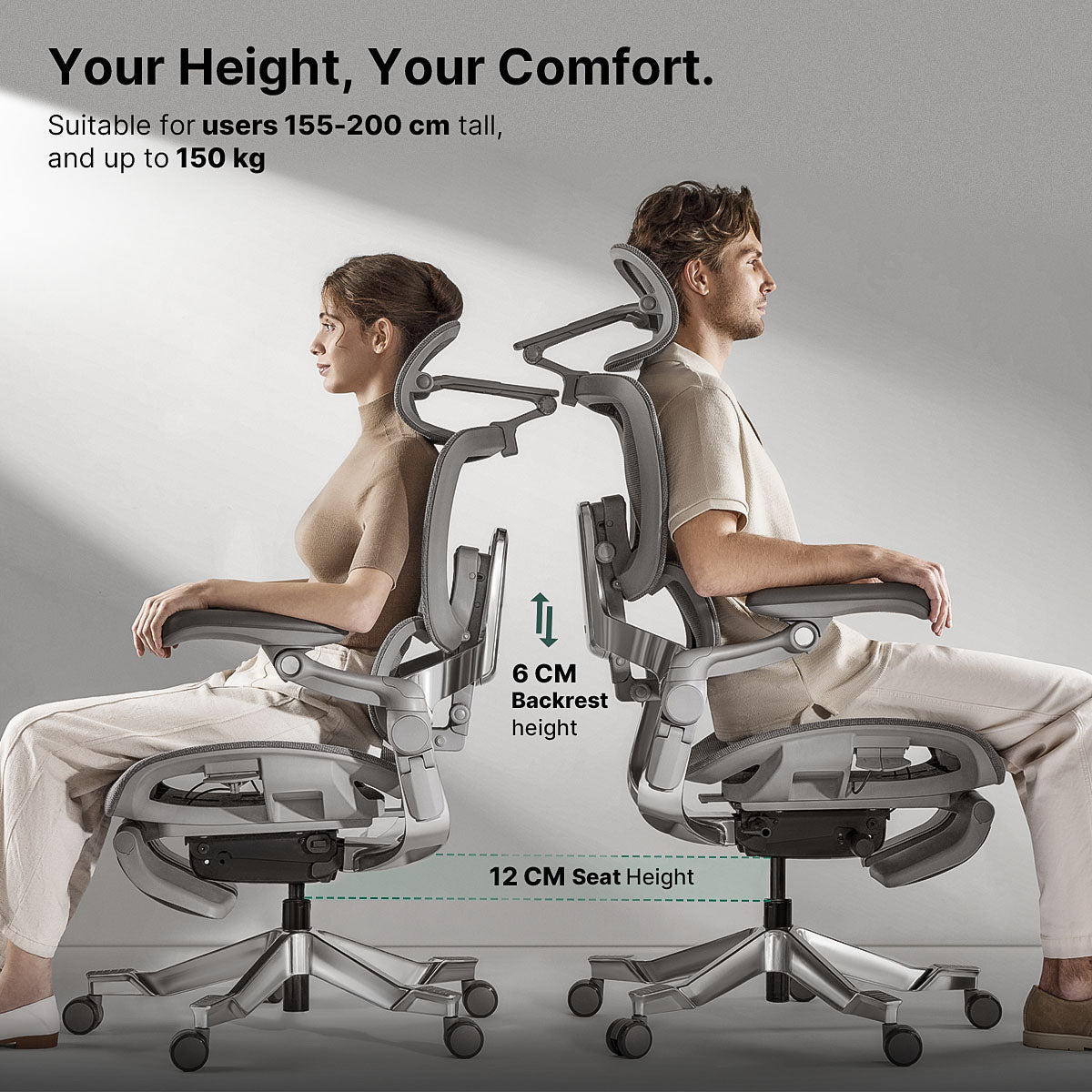 Hinomi H2 Pro Ergonomic Office Chair with Footrest