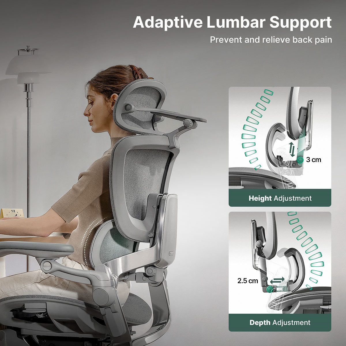 Hinomi H2 Pro Ergonomic Office Chair with Footrest