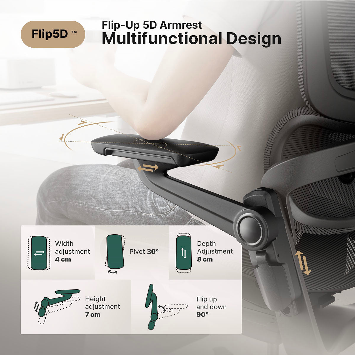 Hinomi H1 Pro V2 Ergonomic Office Chair with Footrest