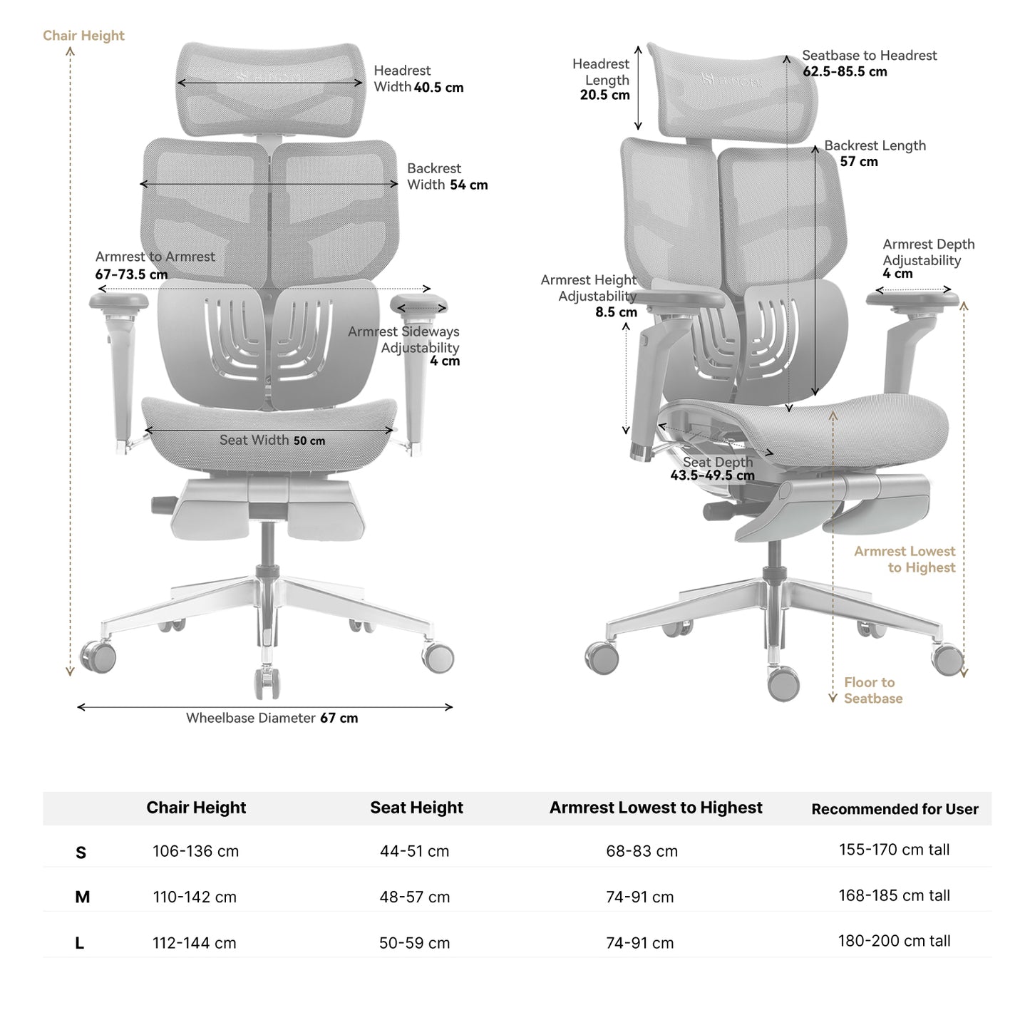 (Clearance Sale) Hinomi X1 Ergonomic Office Chair