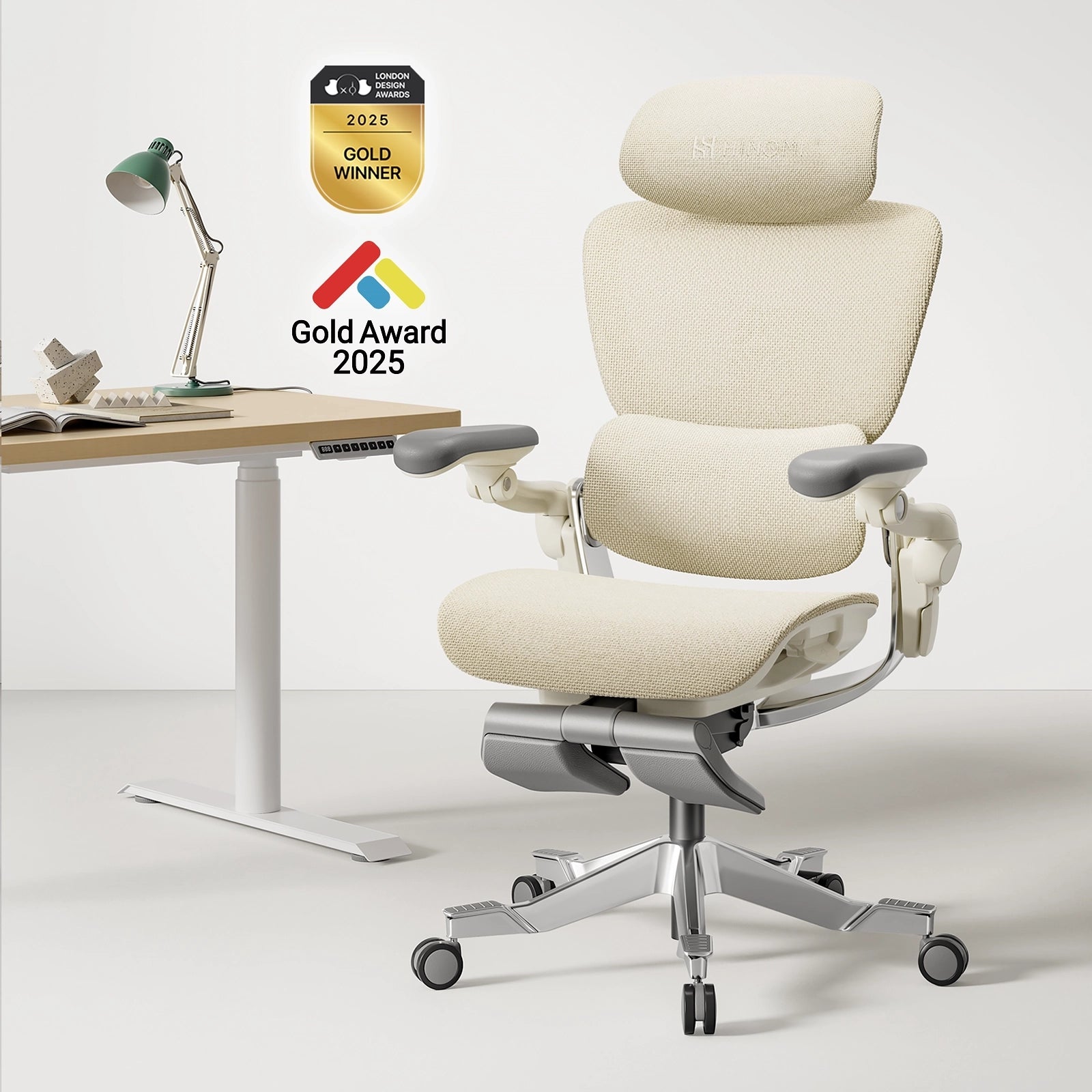 Hinomi H2 Pro Ergonomic Office Chair with Optional Leg Rest