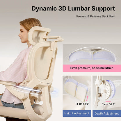 (Redemption) Hinomi Q2 Ergonomic Office Chair with Free Footrest