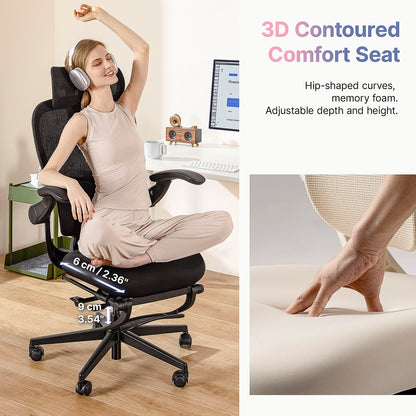 (Redemption) Hinomi Q2 Ergonomic Office Chair with Free Footrest