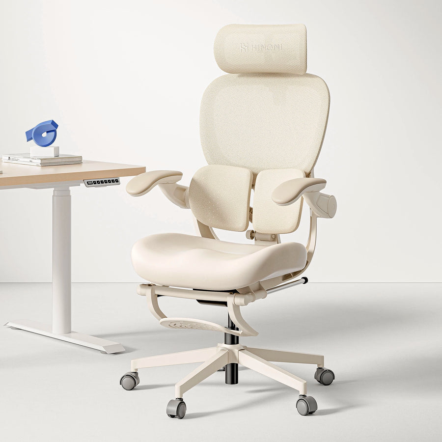 Hinomi Q2 Ergonomic Office Chair with Free Footrest