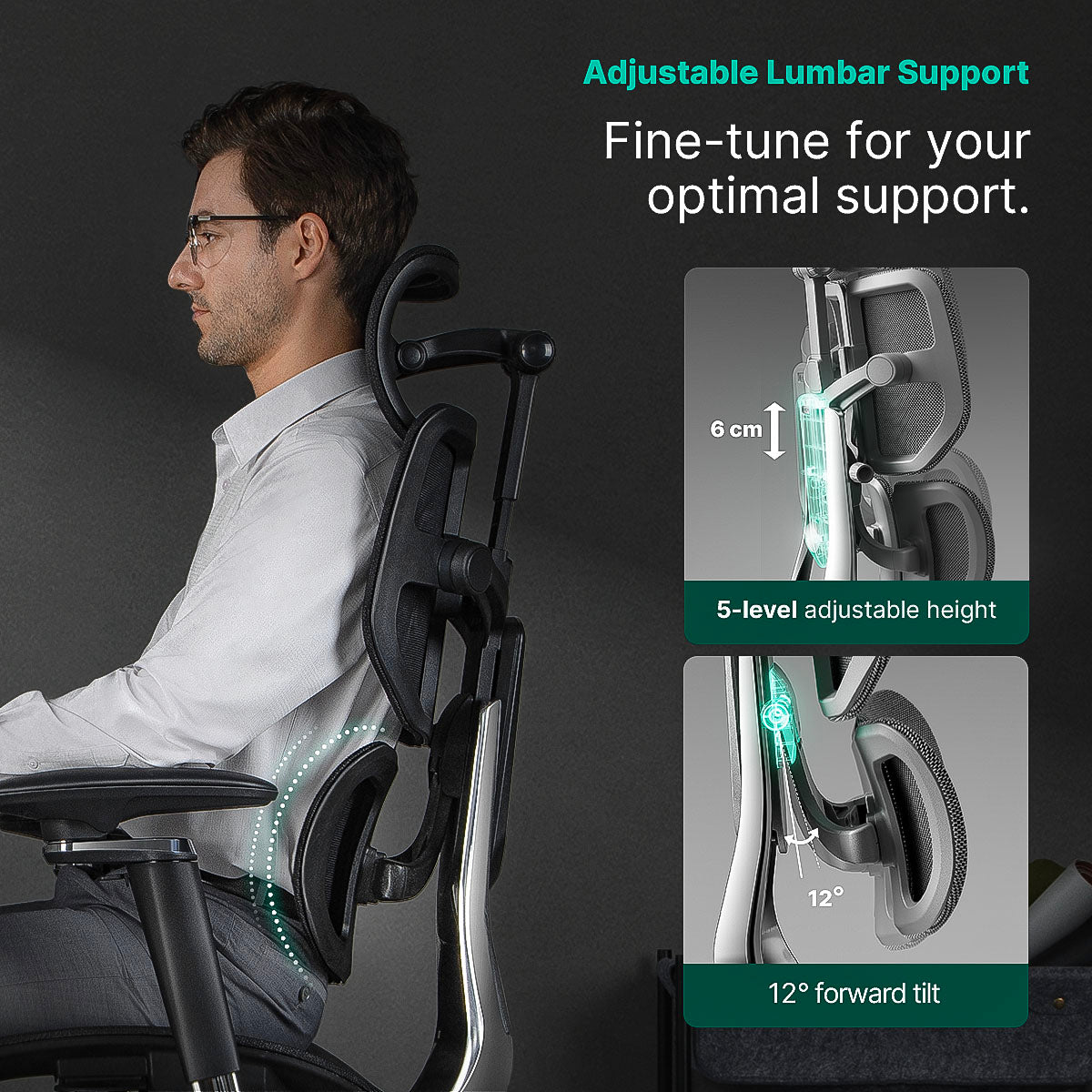 Hinomi X2 Pro Ergonomic Office Chair with Footrest - Successor of X1